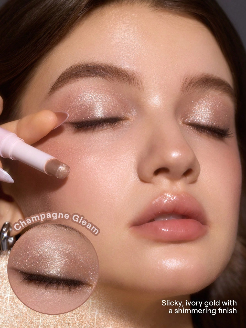 ORGINAL IMPORTED Jelly Eyeshadow Highlight Stick, Glitter Shimmer, High Pigmentation, Long Lasting