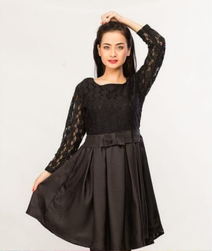 black net shirt for women