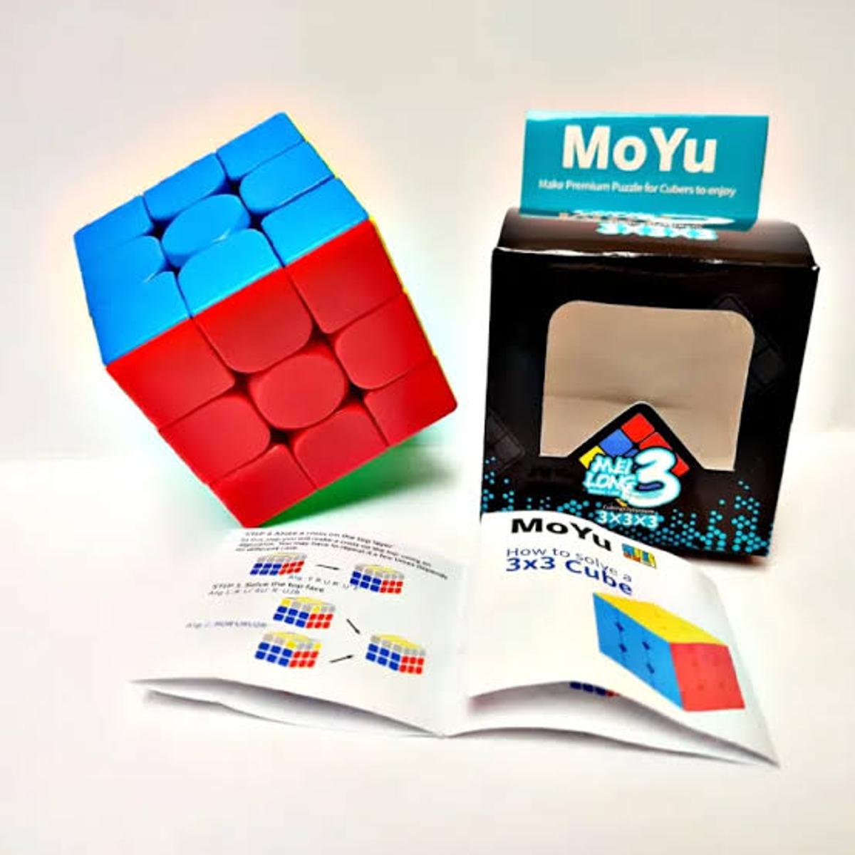 Imported Original 3×3 moyu Rubik Cube Speed Cube Stickerless Puzzle Magic Cube Rubik Cube 3D Puzzle gift for kids Toy