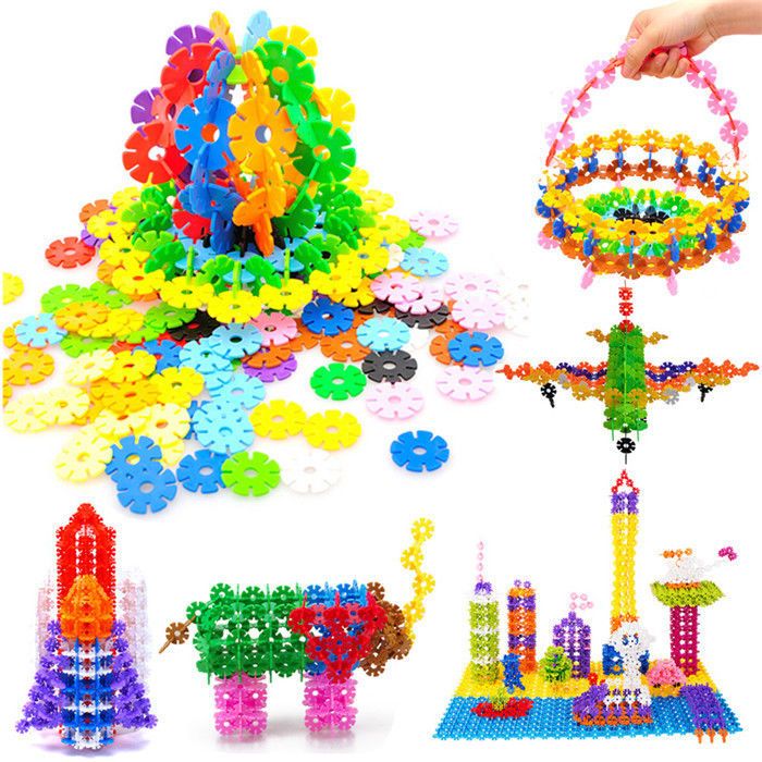 Snowflake Building Blocks Pack of 72 Pcs Brain and Educational Toys for kids and Boys