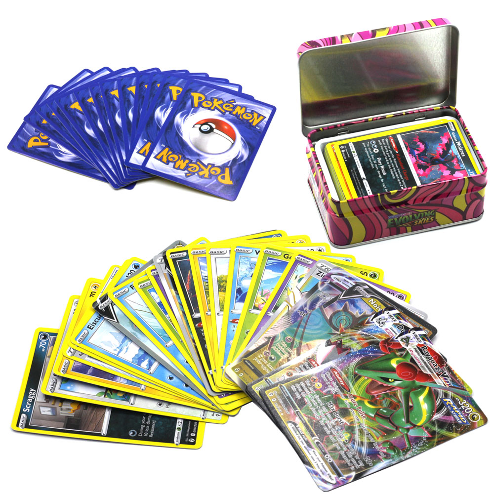 New TEMPORAL FORCES Pokemon cards Iron Box 42 Card Battle Game Hobby Collectibles Game Collection Anime Children's Cards