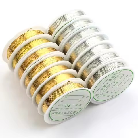 Buy premium 0.5mm tarnish-resistant copper jewelry wire for beading, wire wrapping, bracelet making, necklaces, earrings, and DIY craft projects. Flexible, durable, and easy to shape. Available at Tawakkal Crafts with fast delivery across Pakistan.