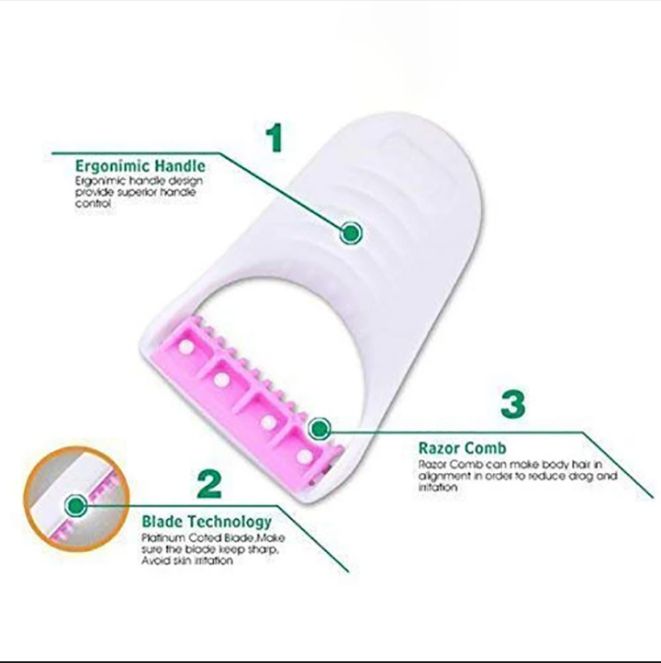 Safit Women Razor / Safit Disposable Women Body Shaving Razor / Ladies Razors / Ladies Body Shave Razors / Girls Soft and Sensitive Skin Body Hairs Removing Razor / Women / Ladies / Girls Safit Hairs Trimer Blade / Dispisable Body Hairs Removal Razor