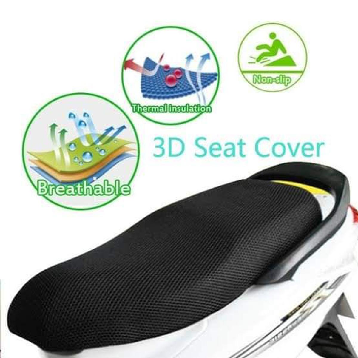 Universal 3D net seat cover for motorbike cushion 3D seat cover