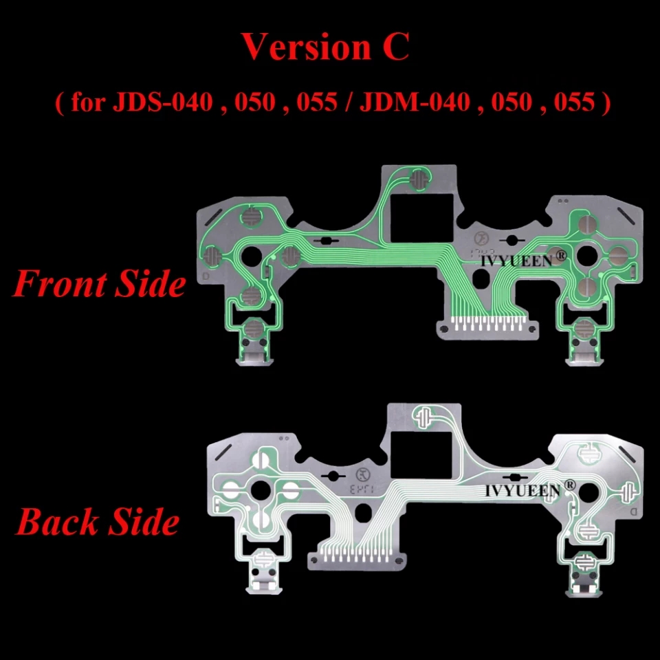 JDS 001 011 030 040 055 For PlayStation 4 Conductive Film Keypad for PS4 Controller DualShock 4 Circuit
