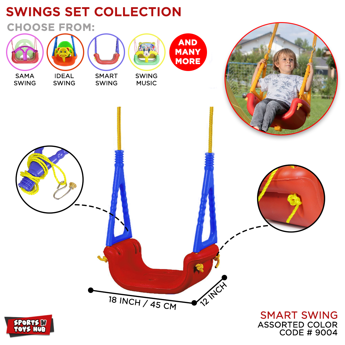 Baby Swing Chair Set Collection, Ideal, Sama, Smart, Music, In