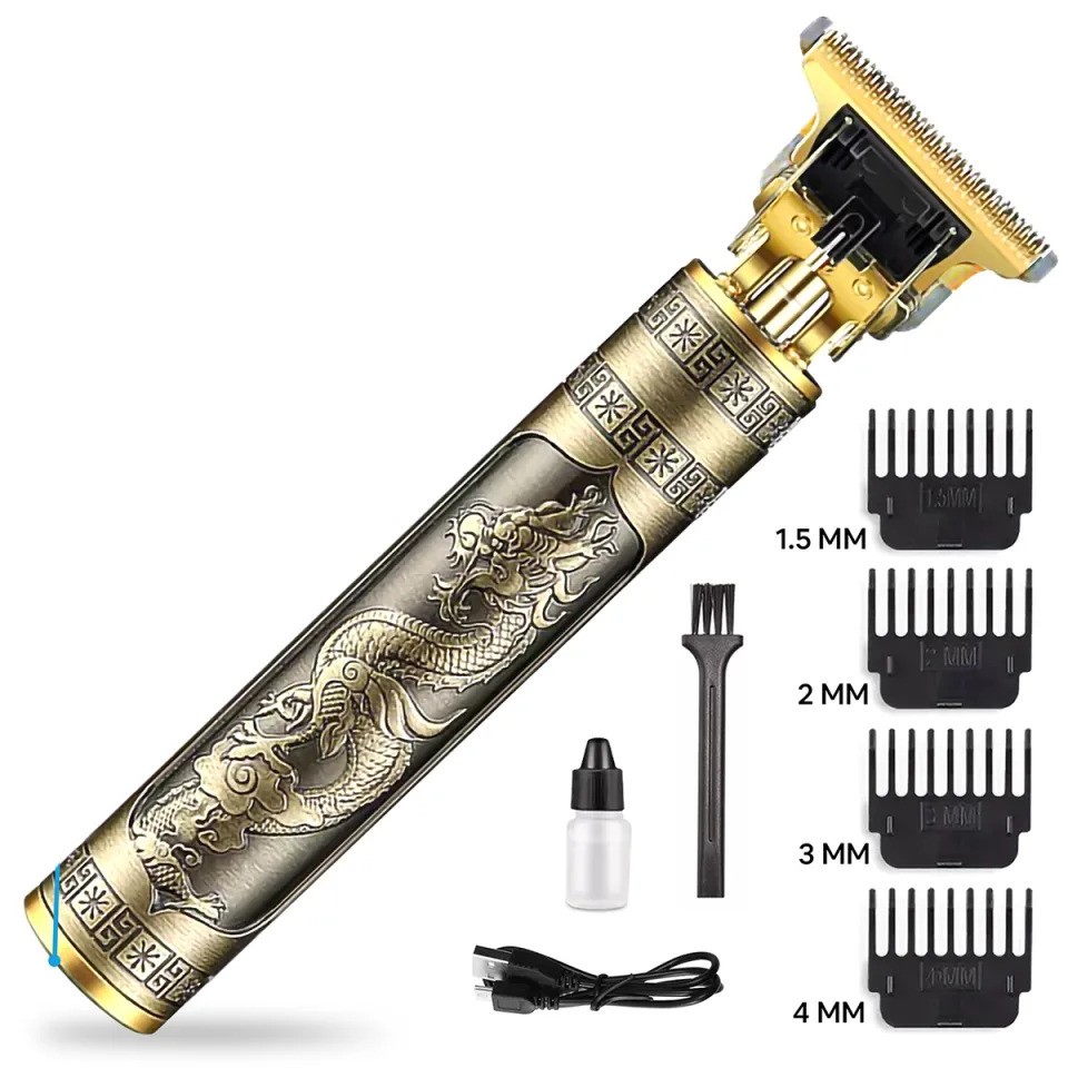 Original Vintage T9 Rechargeable Hair Trimmer Shaving Machine Professional Hair Clipper Shaver Electric Hair Removal Cutting Machine for men Beard Trimmer