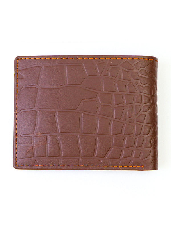 [Hight Quality] Branded Crocodile Cow Leather Wallet for men