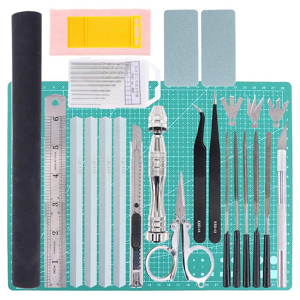 plastic model building tools