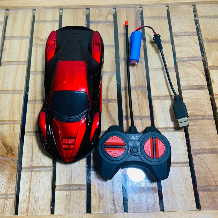 Smoke Spray RC Car for Kids – Rechargeable Remote Control Toy Vehicle | 4-Wheel Drive RC Car with Lights | Indoor & Outdoor Racing Toy