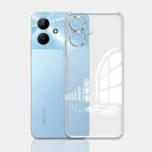 Realme Note 60 Anti Shock Four Corner Bumper Open Camera Protection 1.3mm Air Bag Soft Transparent Jelly-Clear