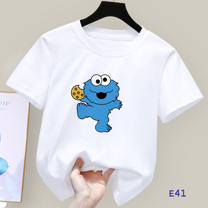 Cartoon Elmo Cookies Monster Sesame Street Family Clothes Cute Dad Mum
