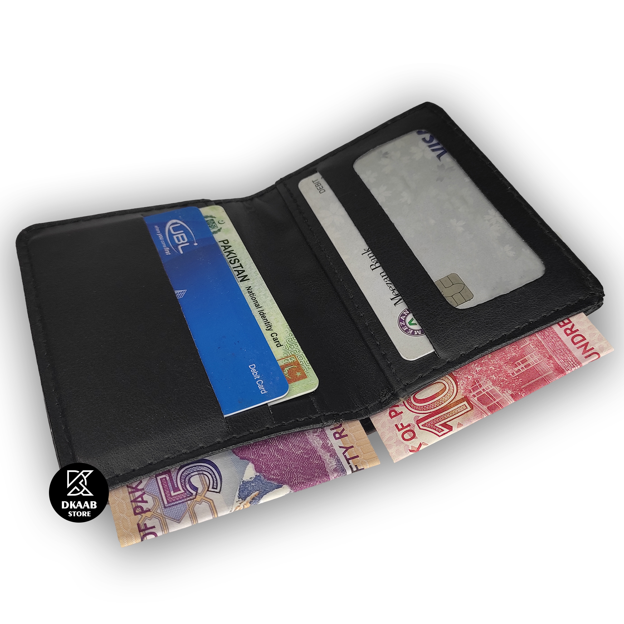 Slim Card Holder Wallet for Men and Boys Without Button