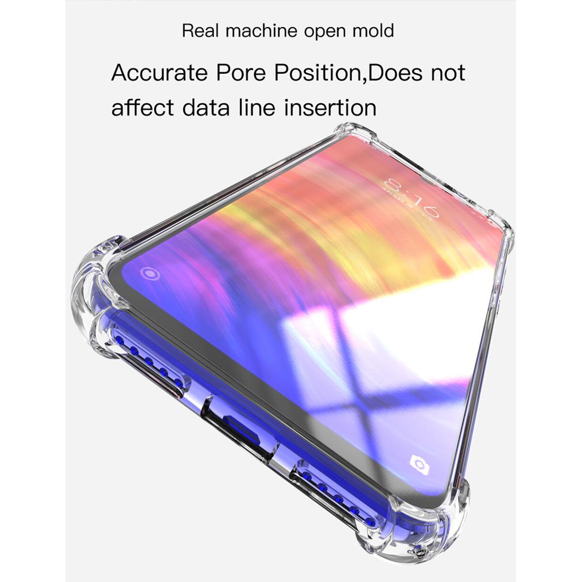 Mixroom Cover Custodia TPU Morbida Per Xiaomi Redmi Note 7 - Stampa Templi Giapponesi U841