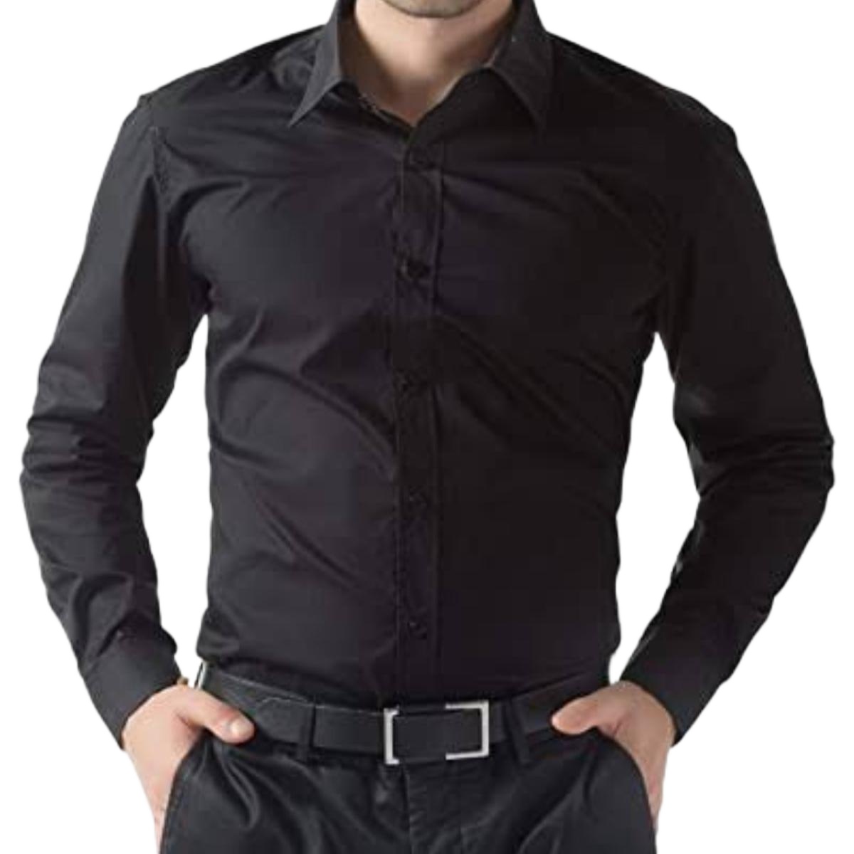 Formal Dress shirt for men - Cotton - | Pant Coat Shirts | - Black - Navy Blue - White - Off white.