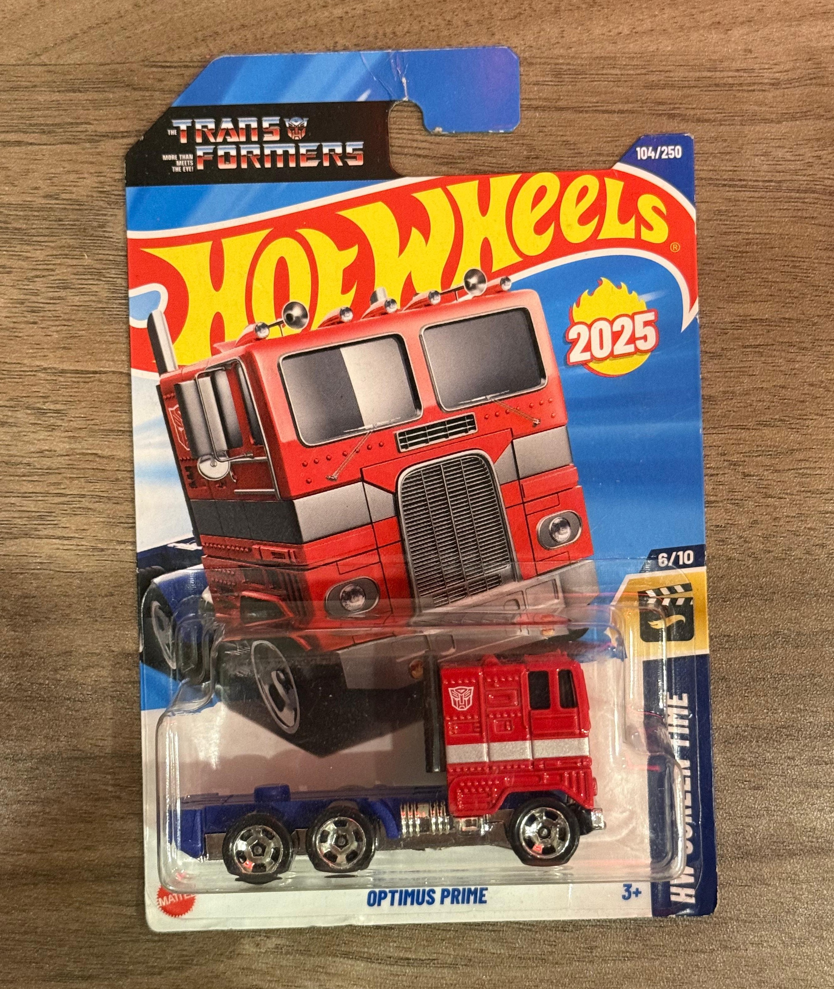 Hot Wheels Mainline Transformers Optimus Prime 1:64 Die-Cast Collectible Car | Original Mattel Movie-Inspired Beetle Model | Factory Sealed