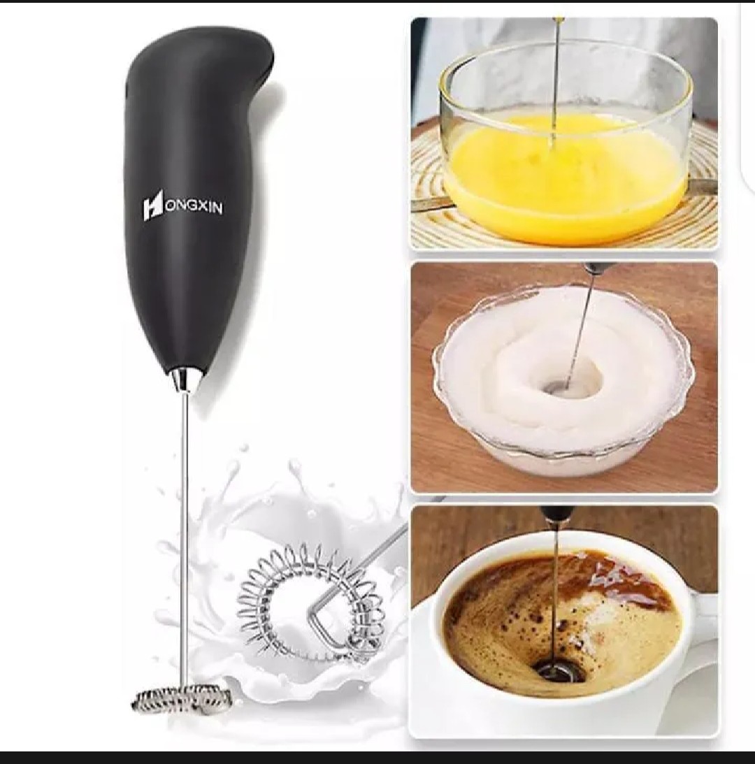 Electric Hand Milk Frother Coffee Beater Mini Egg Whisk Mixer Battery Operated Portable Foam Maker for Coffee, Cappuccino & Kitchen Use milk frother, coffee frother, electric whisk, mini hand mixer, egg beater, coffee mixer, handheld frother, price in Pakistan
