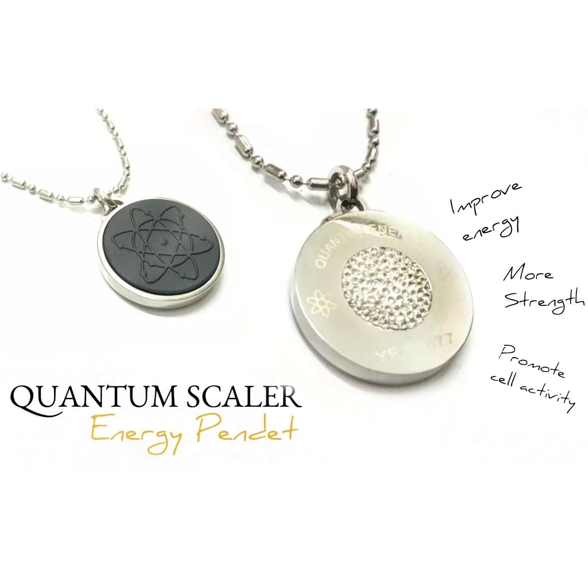 Powerful Scalar Bio Energy Quantum Pendant Magnetic Health Power Chain Pendant