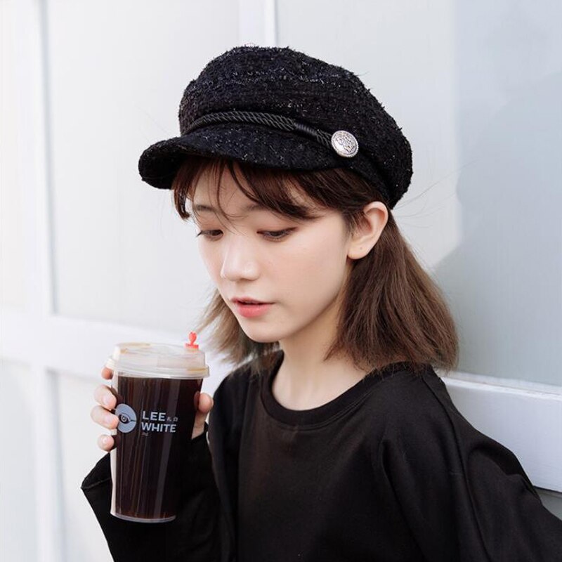 Female travel cadet hat Captain Cap 