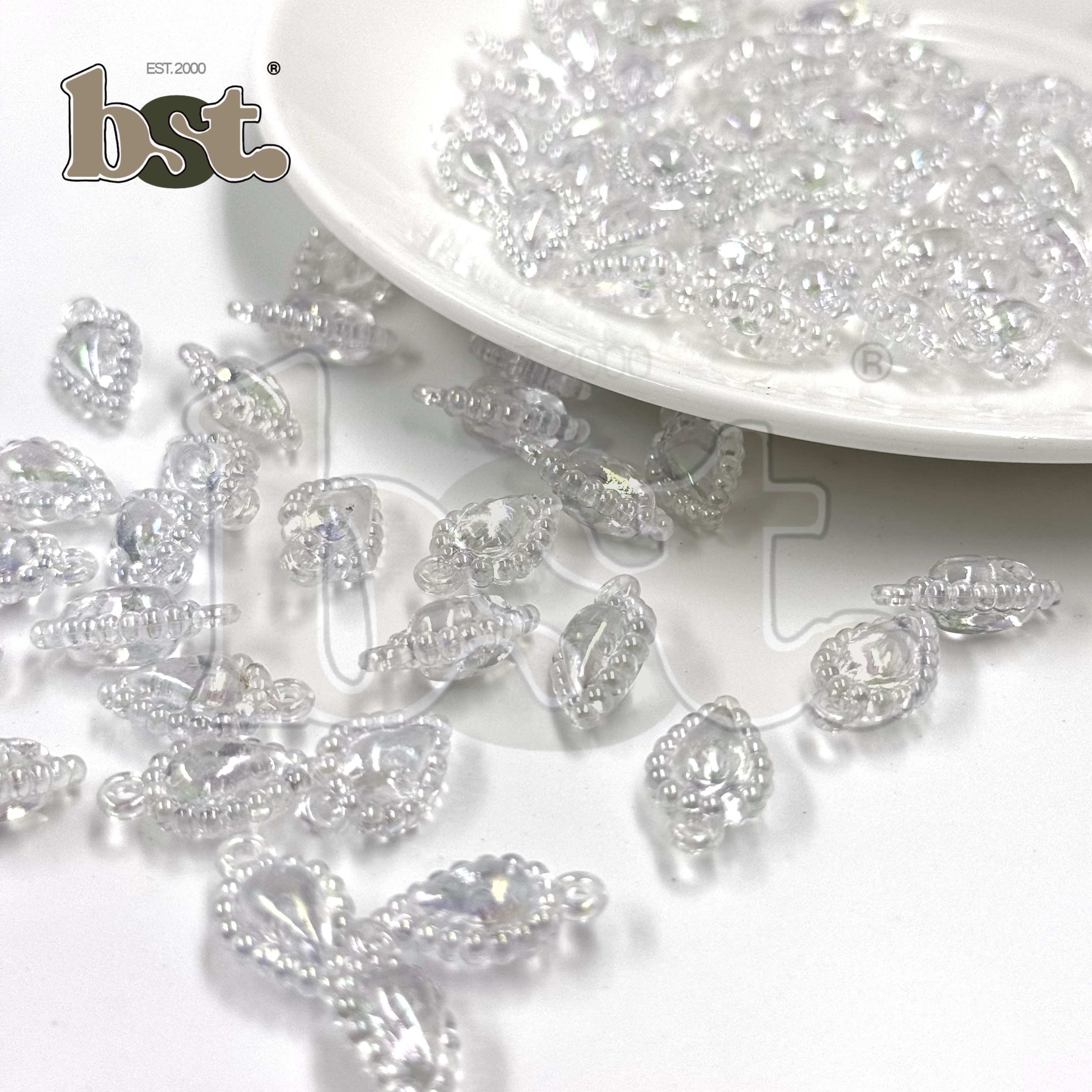 25pc Beads Mix Chunky Beads Charms Beads Bow Beads Accessories DIY Accessories Plastic Charms Bow Charm BST