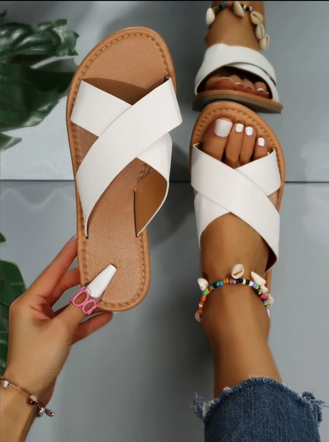 #FootForward Flat Sandals 1100