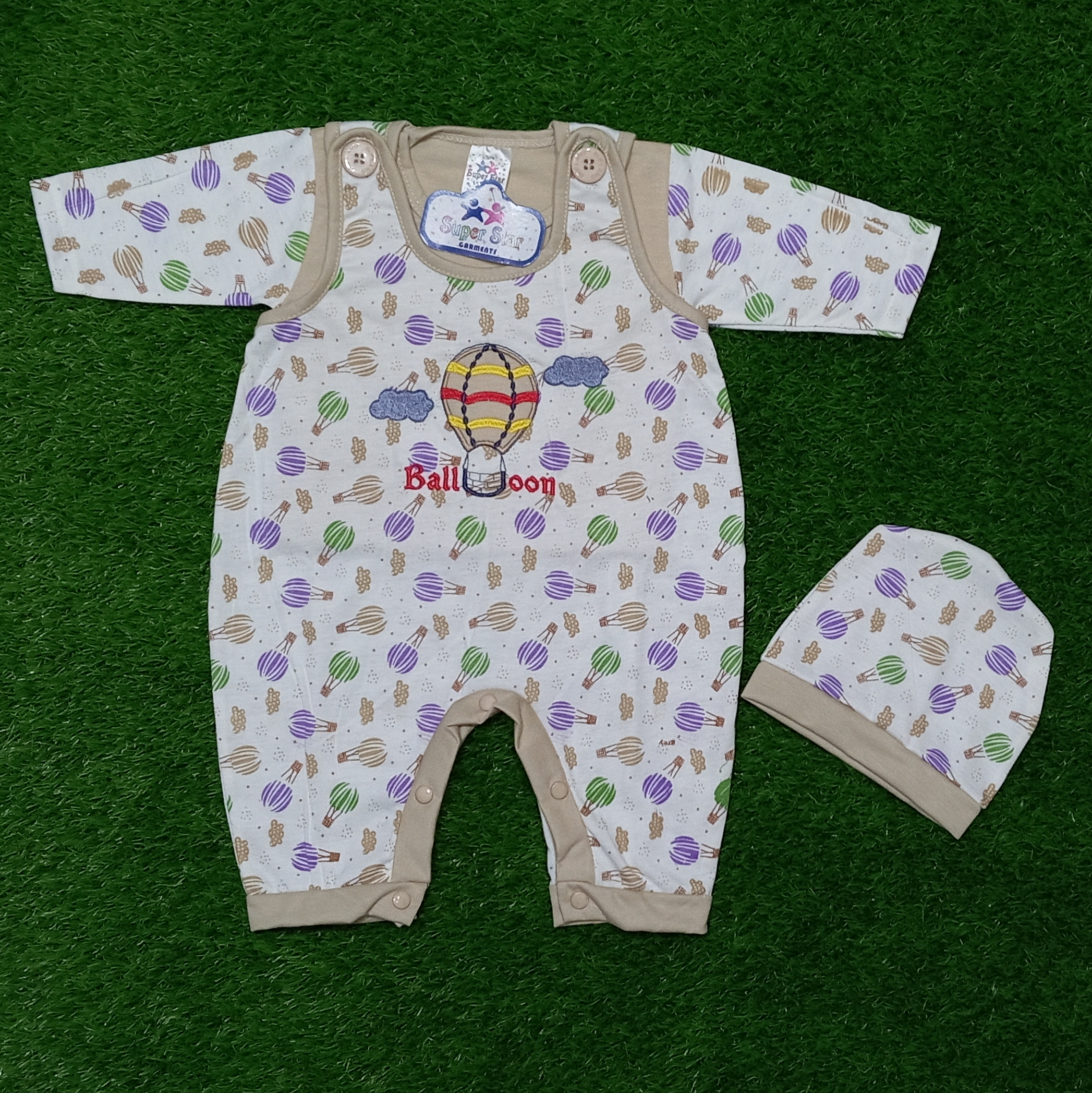 Romper For Baby And Baba - Size 0-4 Months - Soft And Fine Fabric