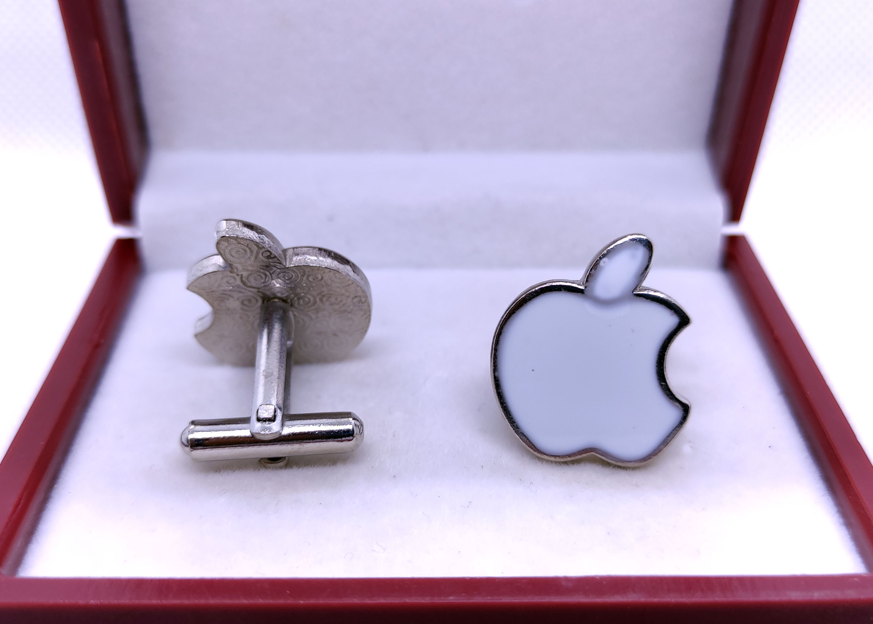 Black Metal Cufflinks for Men