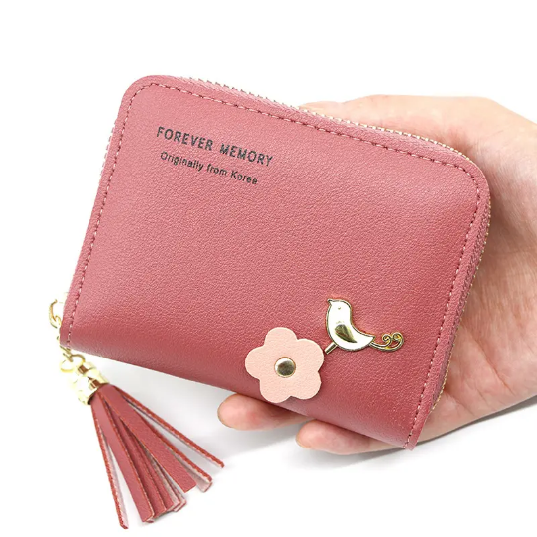 PENGUIN MART PK - Stylish Women zipper Wallets Small Slim Luxury Wallet New Fashion PU Leather card holders Purse Designer Money Bag wallets For Girls
