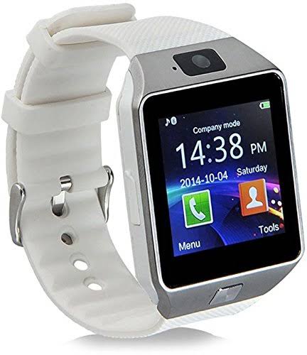 Sports Bluetooth Smart Watch Camera Lens Memory Card Supported Bluetooth Calling Support 280 mAh polymer battery Micro USB cable TPU Band