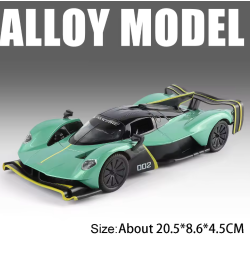 1:24 Aston Martin Valkyrie GT-R50 Alloy Diecast Model Car | Metal Body | Supercar Collection | Display Model | Gift Toy