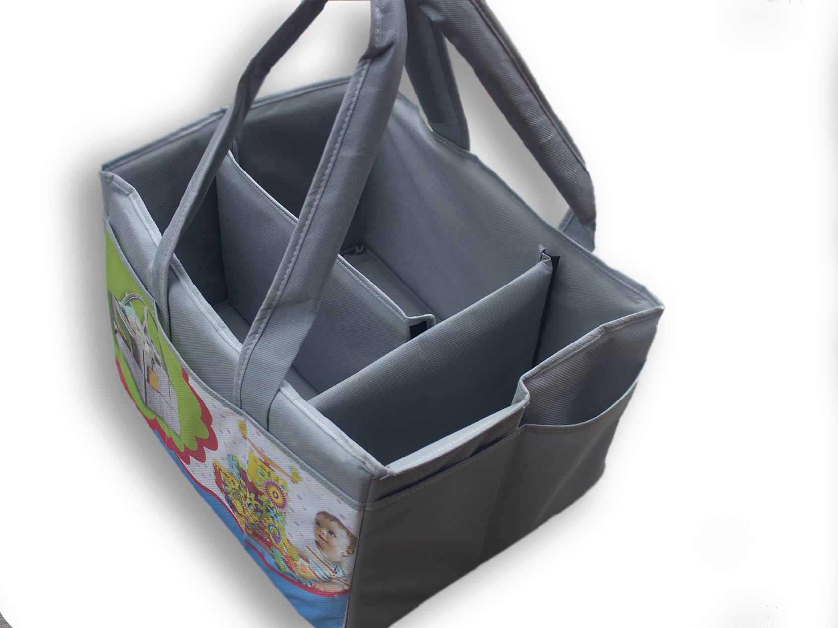 Mummy printed bag pack mother - Baby Diaper Caddy Organizer - Portable Storage basket - Baby Diaper Caddy Organizer Bag - Portable Storage Basket -  Essential Bag for Nursery - Changing Table and Car - Waterproof Liner Is Great for Storing Diapers