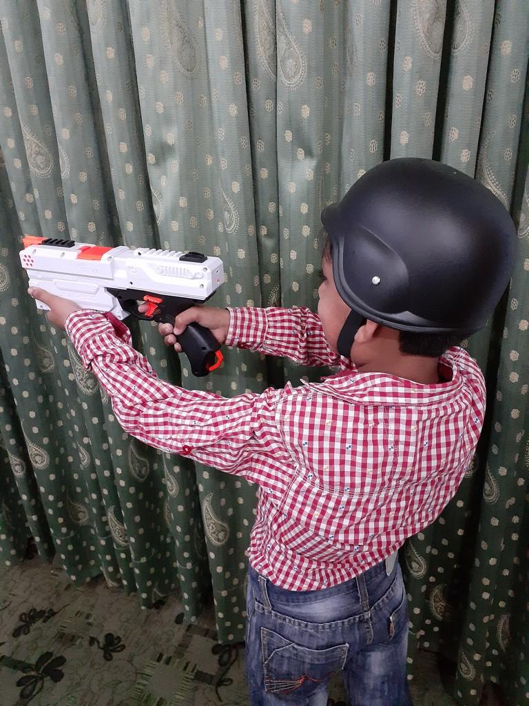 NERF SWAT Outdoor Activity Protective Helmet Toy Black