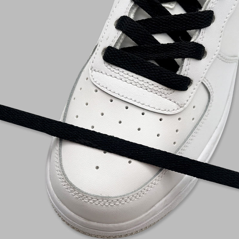 nike logo flat shoelaces