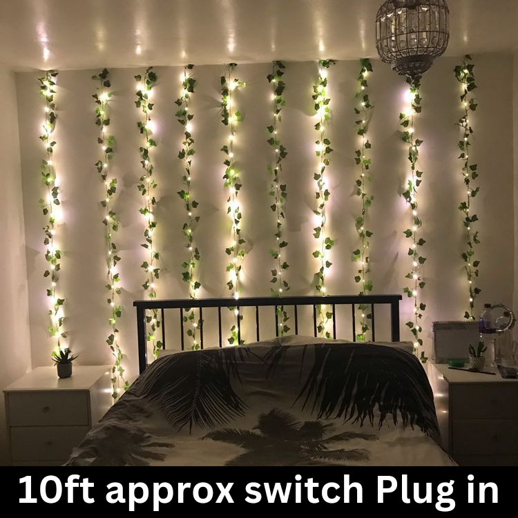 10 ft Long Artificial Bails Fairy Lights String Switch Operated