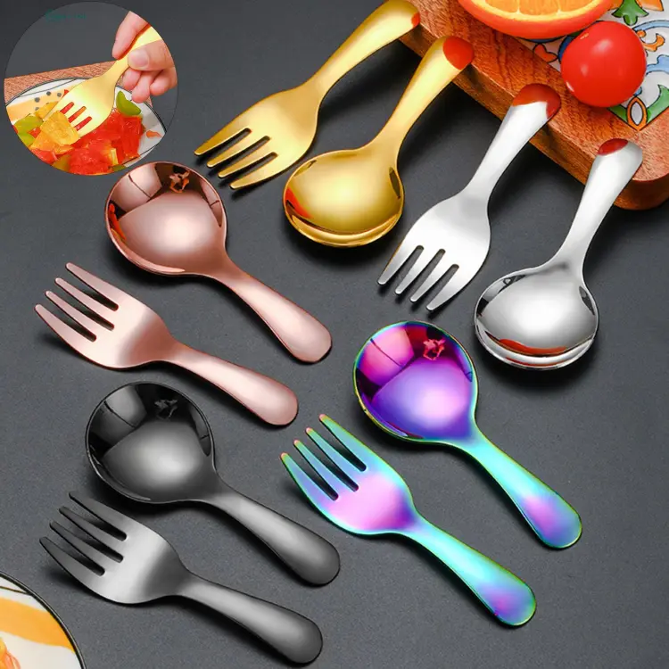 Stainless steel deals baby utensils