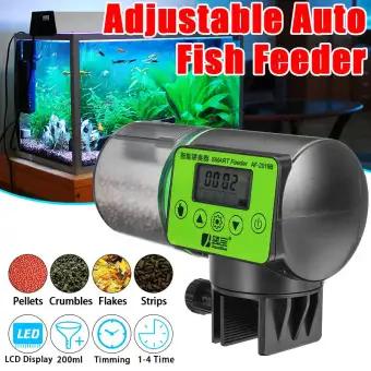 Dispaly Intelligent Timingfeeder Automatic Fish Feeder Timer Fish