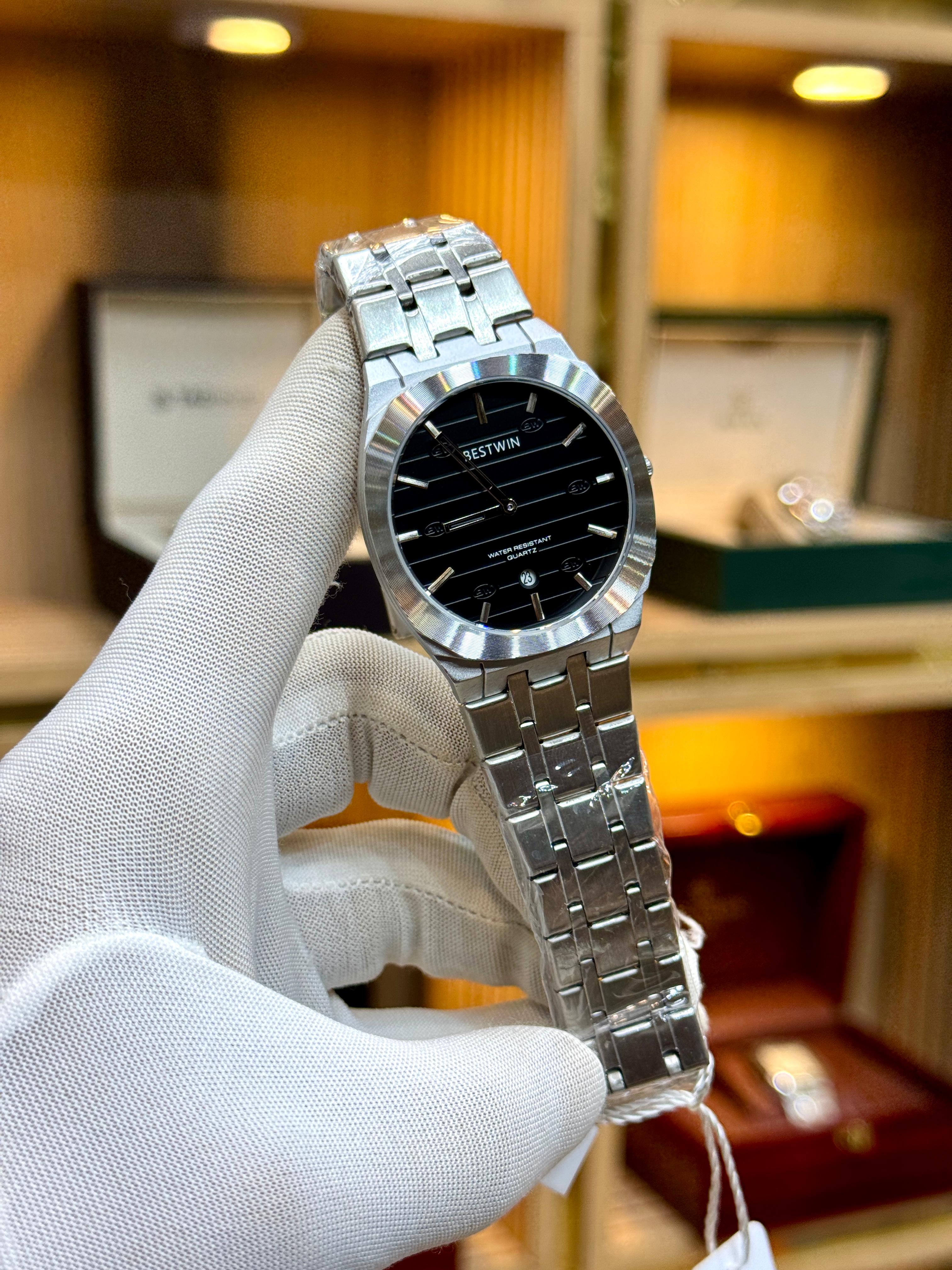 BESTWIN Slim Model Quartz Watch | Original | Date Function | Butterfly ...