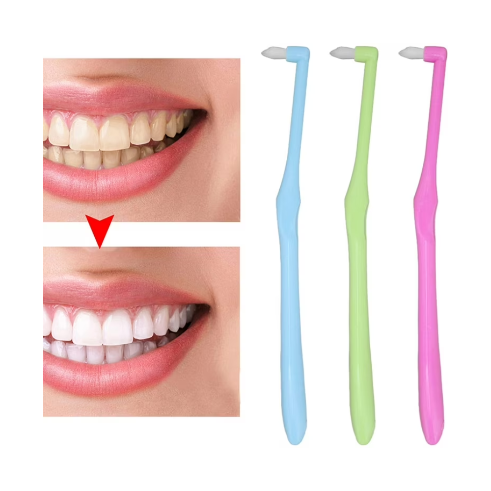 1Pcs Orthodontic Toothbrush Interdental Tooth Brush Small Head Soft Hair Correction Teeth Braces Dental Floss Oral Tooth Care