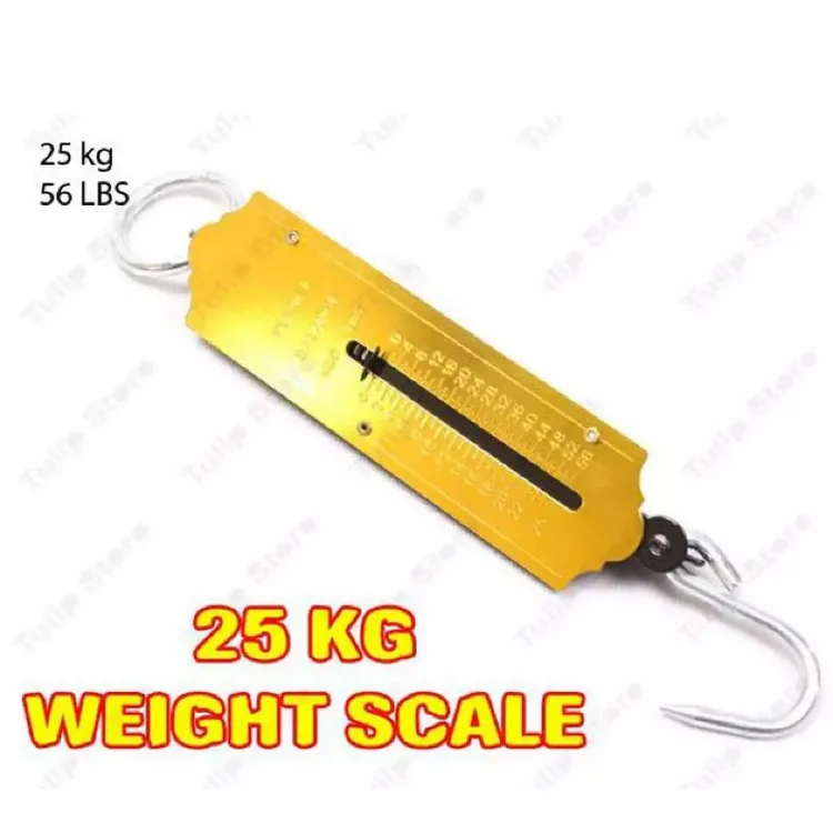 0.5 to 25 Kg - Fish Hook Weight Scale - Medium Weighting Hanging Scale