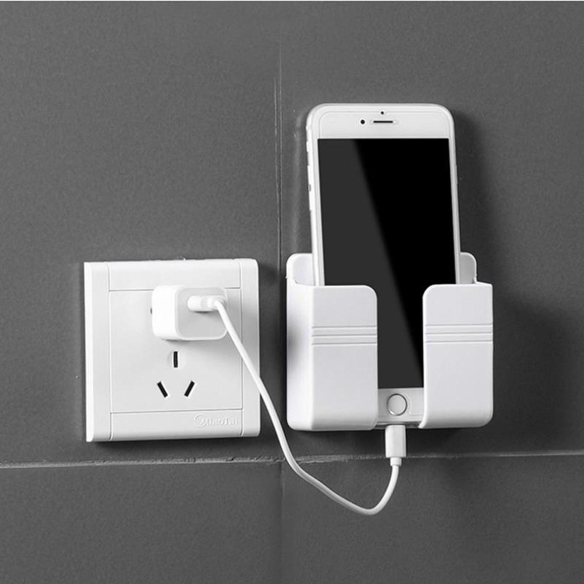 Wall Mounted Universal Mobile Phone Holder for Charging, Secure and Stylish, Multiple Colors price in Pakistan