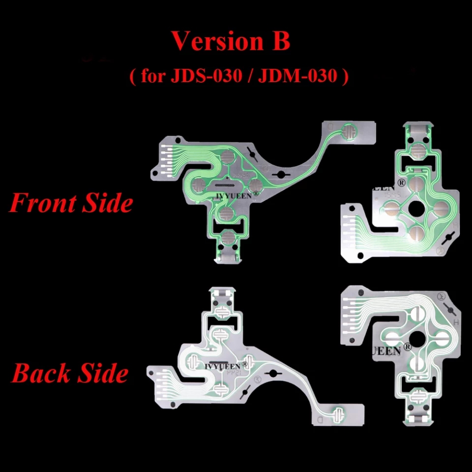 JDS 001 011 030 040 055 For PlayStation 4 Conductive Film Keypad for PS4 Controller DualShock 4 Circuit