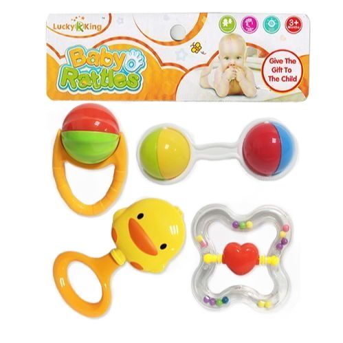 4 Pcs Rattle Play Set for Kids