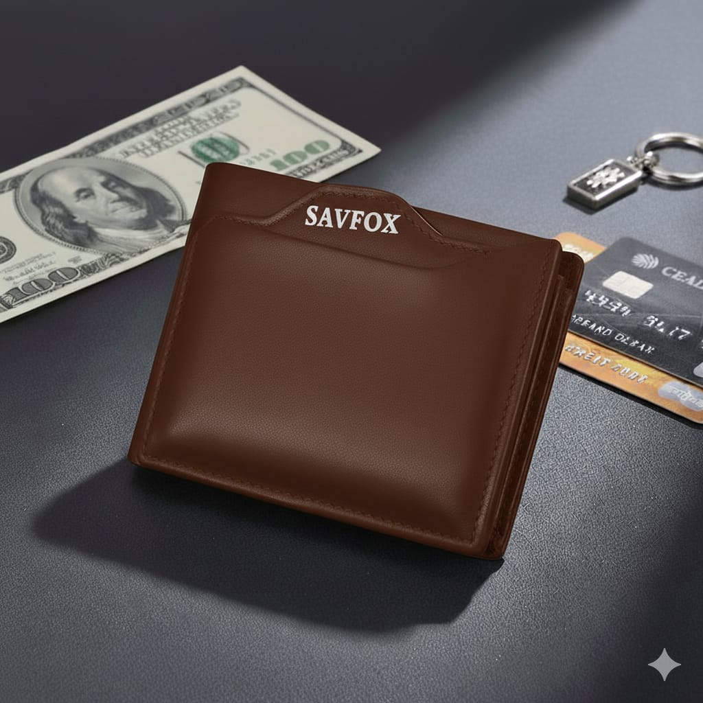 Savfox Pu Leather Outlet Pocket Card Holder Wallet For Men