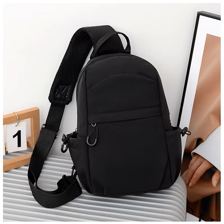 New Fashion Casual Outdoor Sports Backpack Oxford Waterproof Single Shoulder Crossbody Bag Zipper Student Messenger Bag