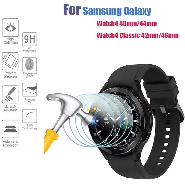 9H Tempered Glass for Samsung Galaxy Watch 4 40 44mm Classic