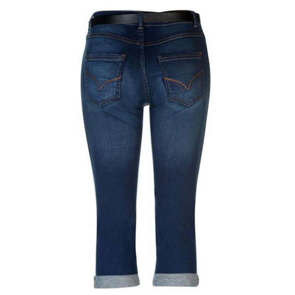 SOULCAL Cropped Jeans Denim Quarter Pants BLUE