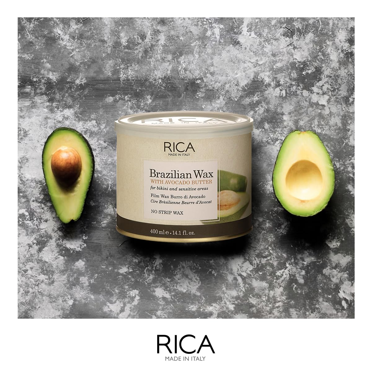 Rica Brazilian Wax with Avocado Butter | Hair Removal Care