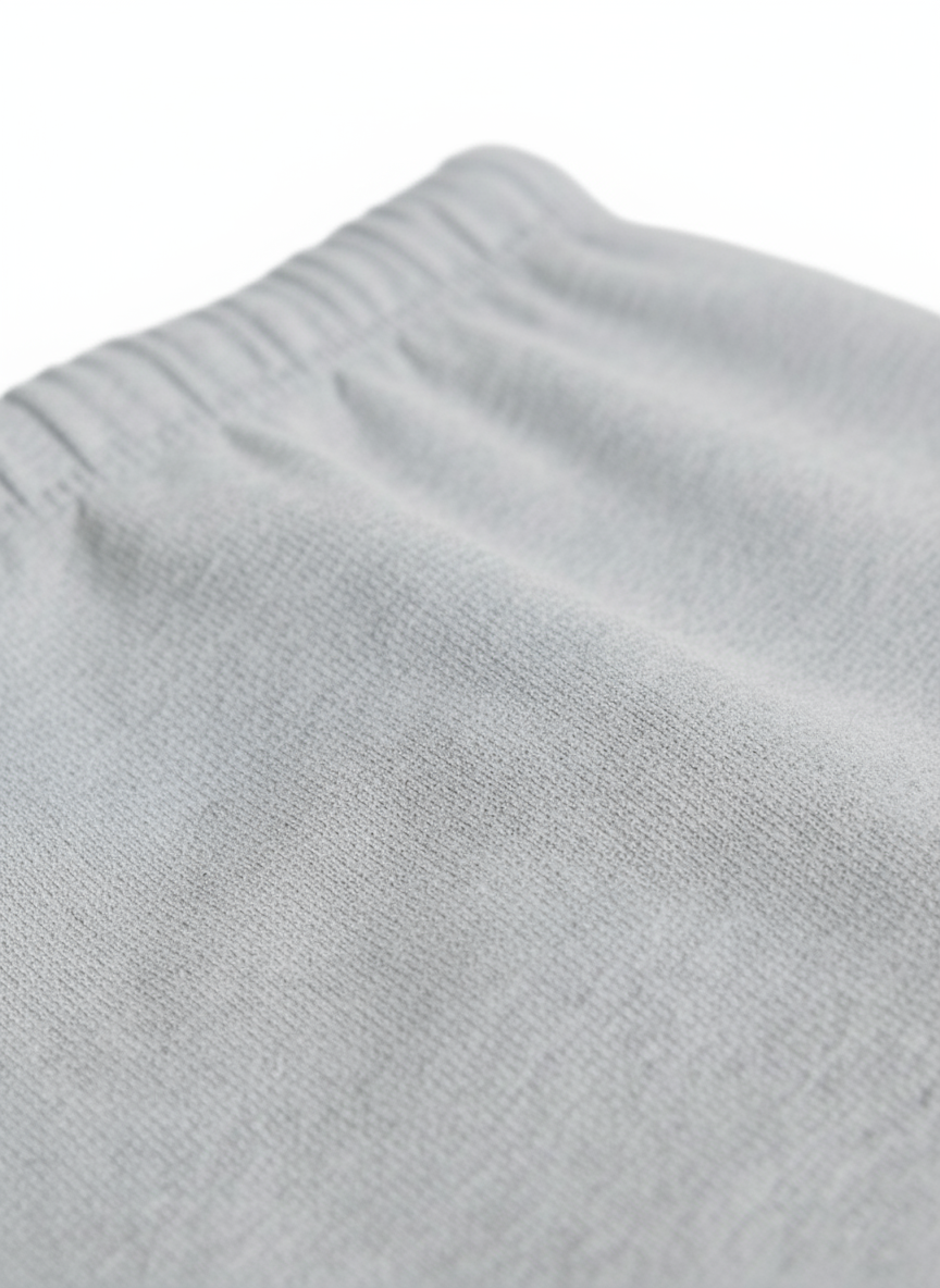 Grey Cotton Jersey Shorts for Men | FRONSTA