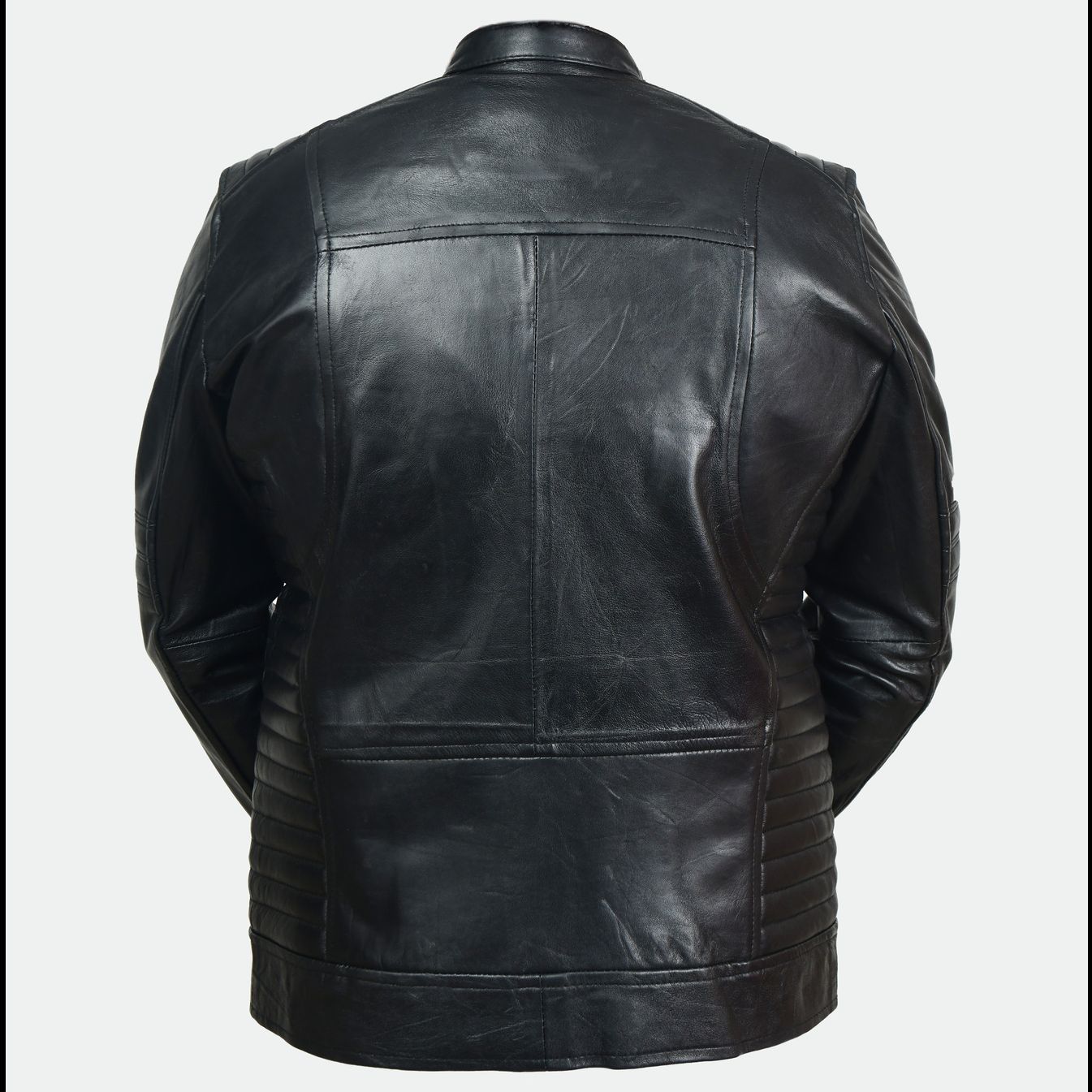 Black Leather Jacket For Men (100% Original Leather)