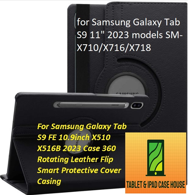 For Galaxy Tab S9 FE 5G Case 10.9 2023 Folding Stand Tablet Cover Tablet Rotate Flip case  SM-X510